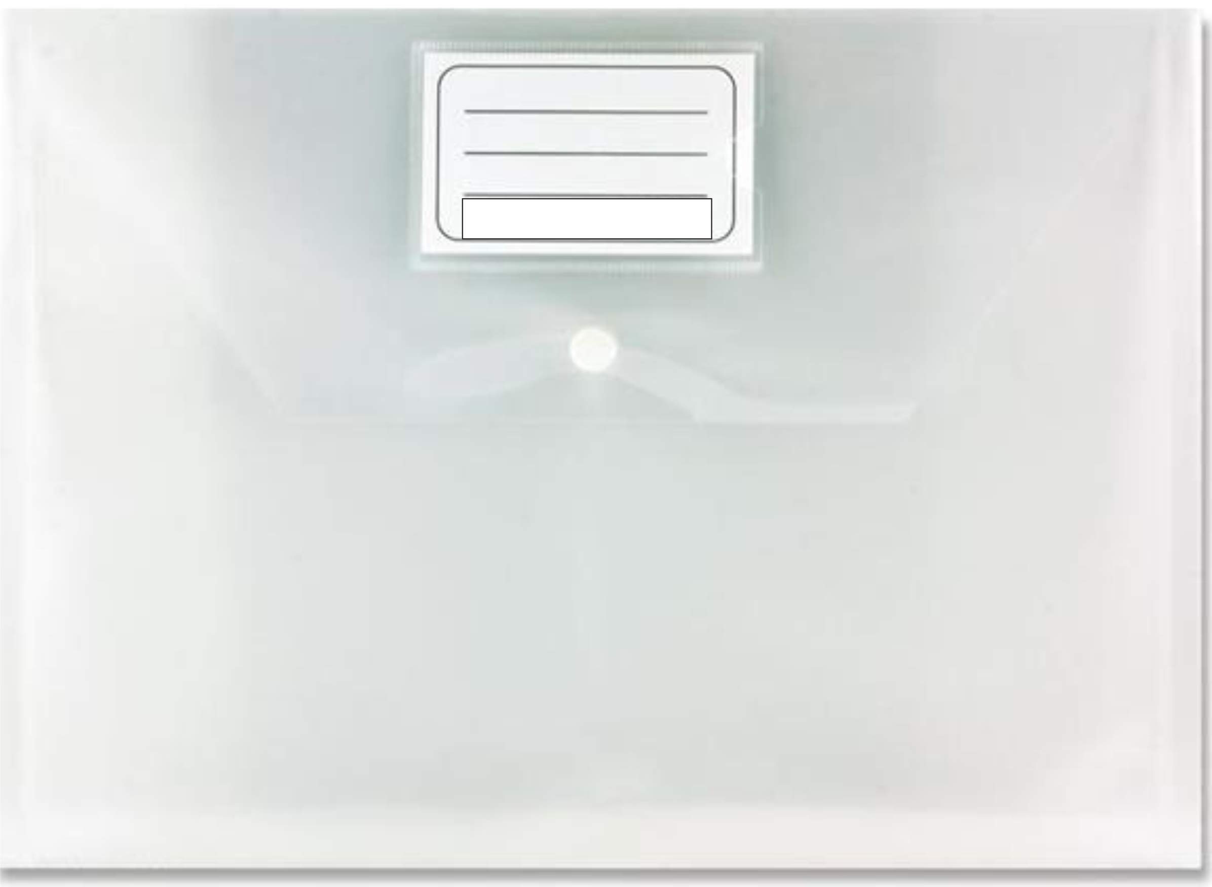A4 Plus Document Folder Plastic Clear Popper with Personalise/Business Card Holder/Document Folder with CC holder (Pack of 500)