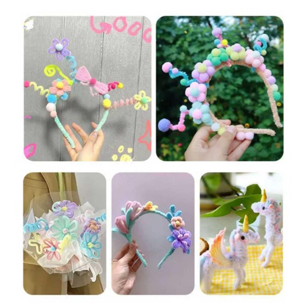 Amazon | bardsxgfg(あき) 手芸モール 混色 300本 工作モール カラー