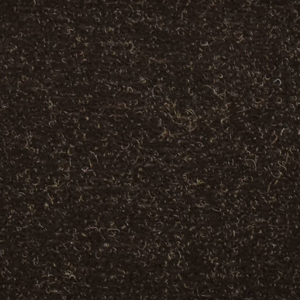 Tidyard Tapis autoadhésifs de marches 5 pcs Marron 65x21x4cm Aiguilleté, Tapis Escalier Tapis de Sécurité pour Sol Protection, Aînés et Animaux Style A