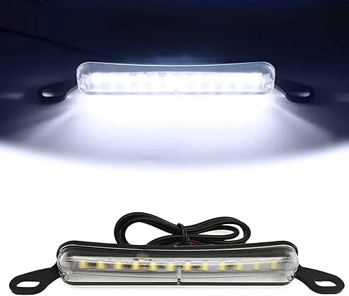 KEVWR Luz LED universal para matrícula, lámpara de marcha atrás, montaje de luz trasera para automóvil, remolque, UTV, ATV, camión, RV, barco, luces KEVWR Luz LED universal para matrícula, lámpara de marcha atrás, montaje de luz trasera para automóvil, remolque, UTV, ATV, camión, RV, barco, luces