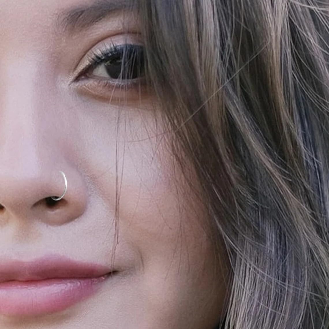 House Of Common Silver Nose Ring Silver-image-49