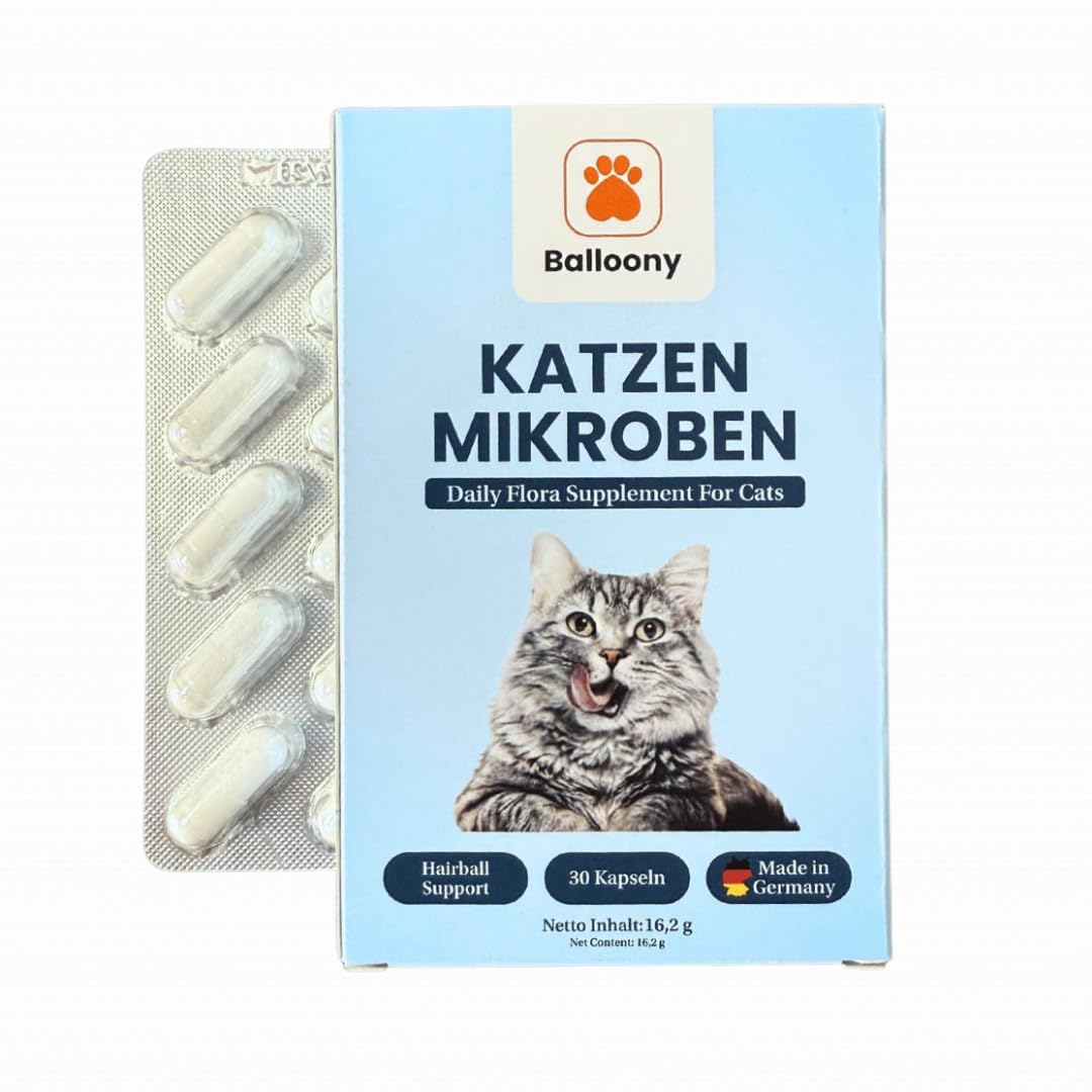 Katzen Mikroben – Premium Probiotika für eine optimale Darmgesundheit 16.2g (30 Kapseln)