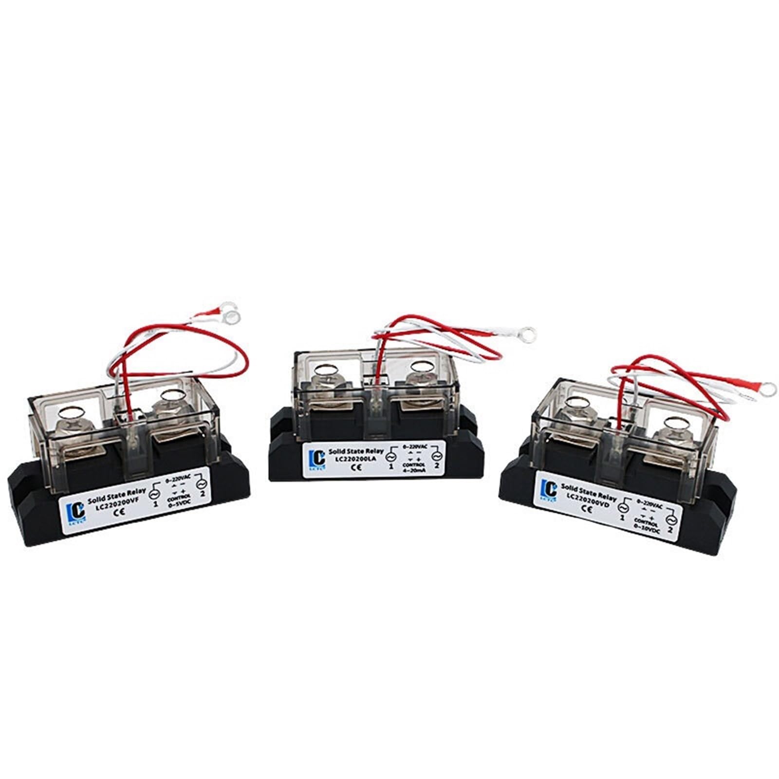 Przemysłowy regulator napięcia SSR o dużej mocy Model 200A 300A 400A przekaźnik półprzewodnikowy 4-20mA / 0-10V 0-5V(200A, LC220 0-5VDC)