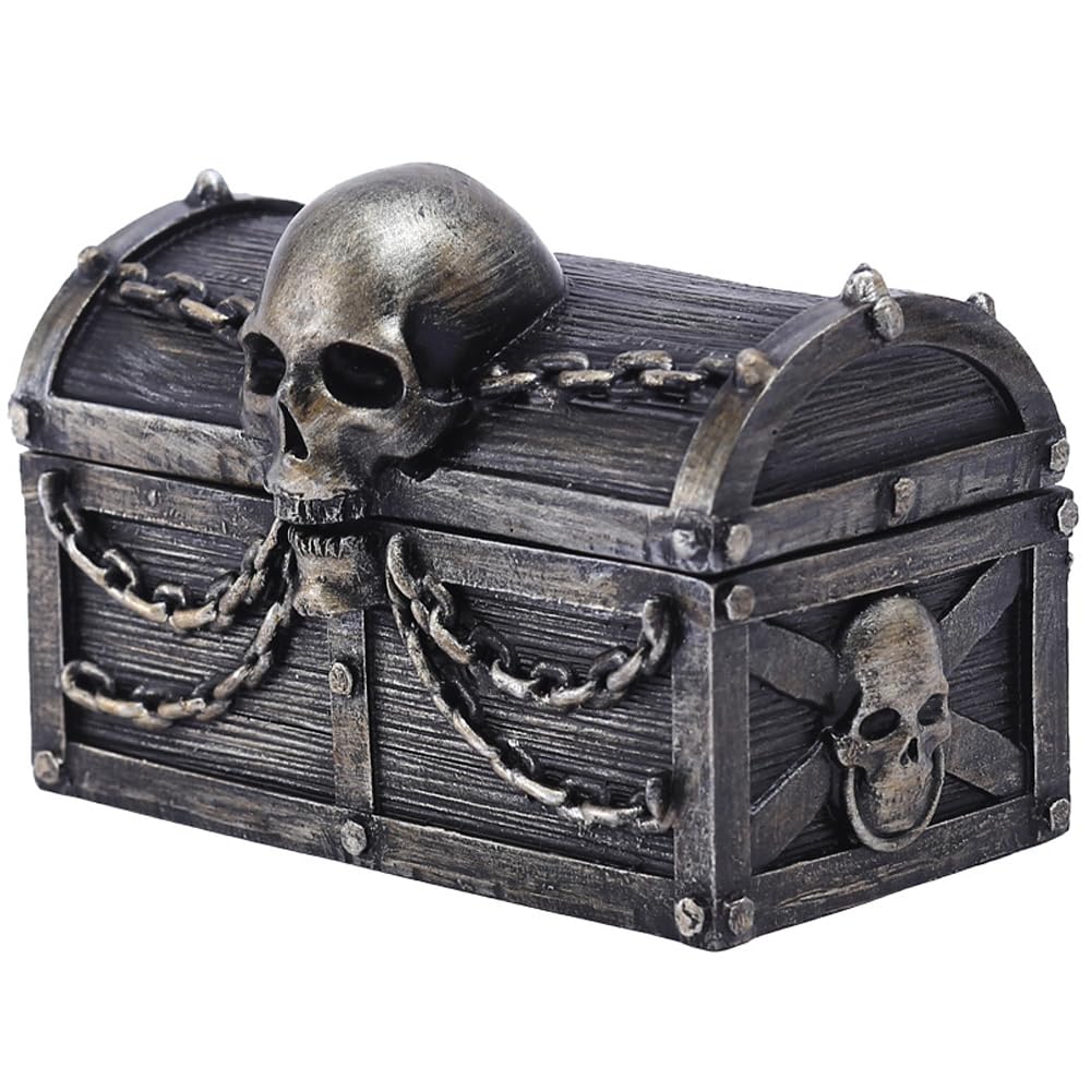 Amazon.com: JARPSIRY Vintage Skull Pirate Treasure Chest