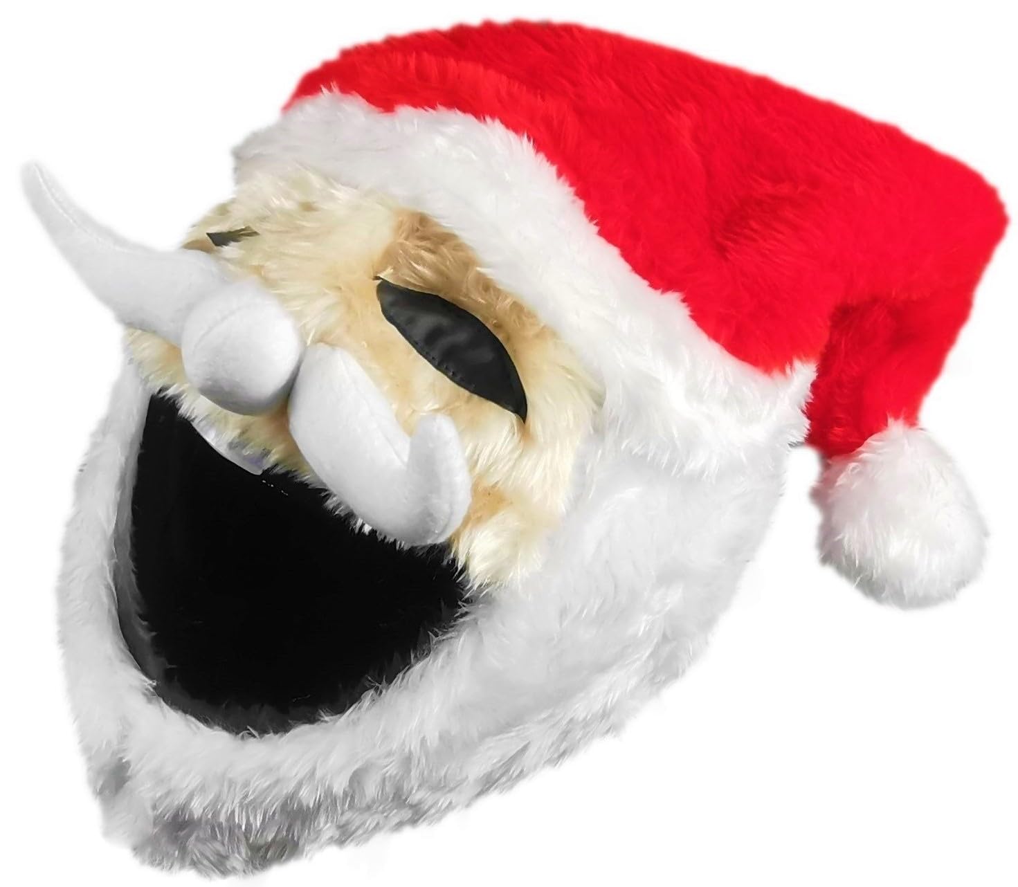 Casque Moto Festif Housse De Casque Moto Père Noël - Décorative Pour Les Fêtes - Avec Gants Assortis Housse Thermique Casque Intégral