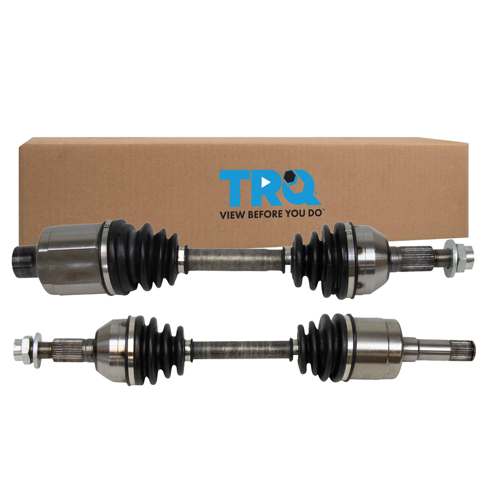 TRQ Front Driver and Passenger Side CV Axle Assembly Set 2 Piece