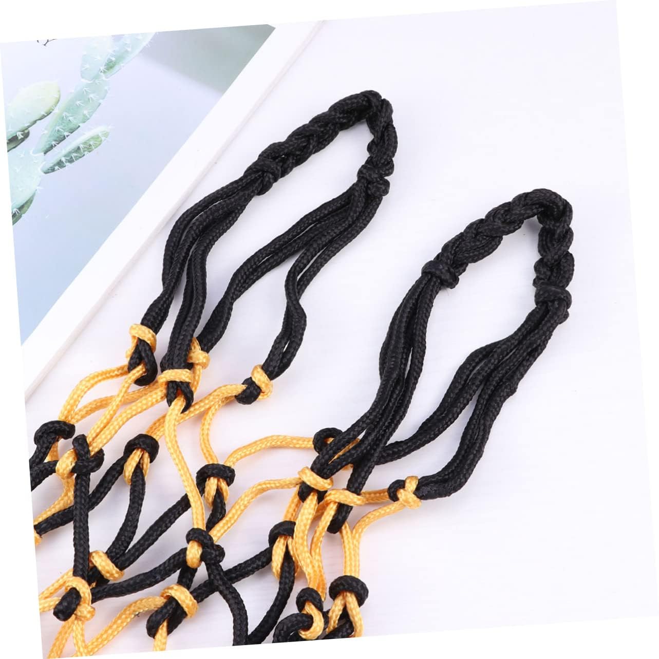 BESPORTBLE 5pcs Drawstring Net Bag for Sports Basketball Soccer Storage Nylon Mesh Carriers