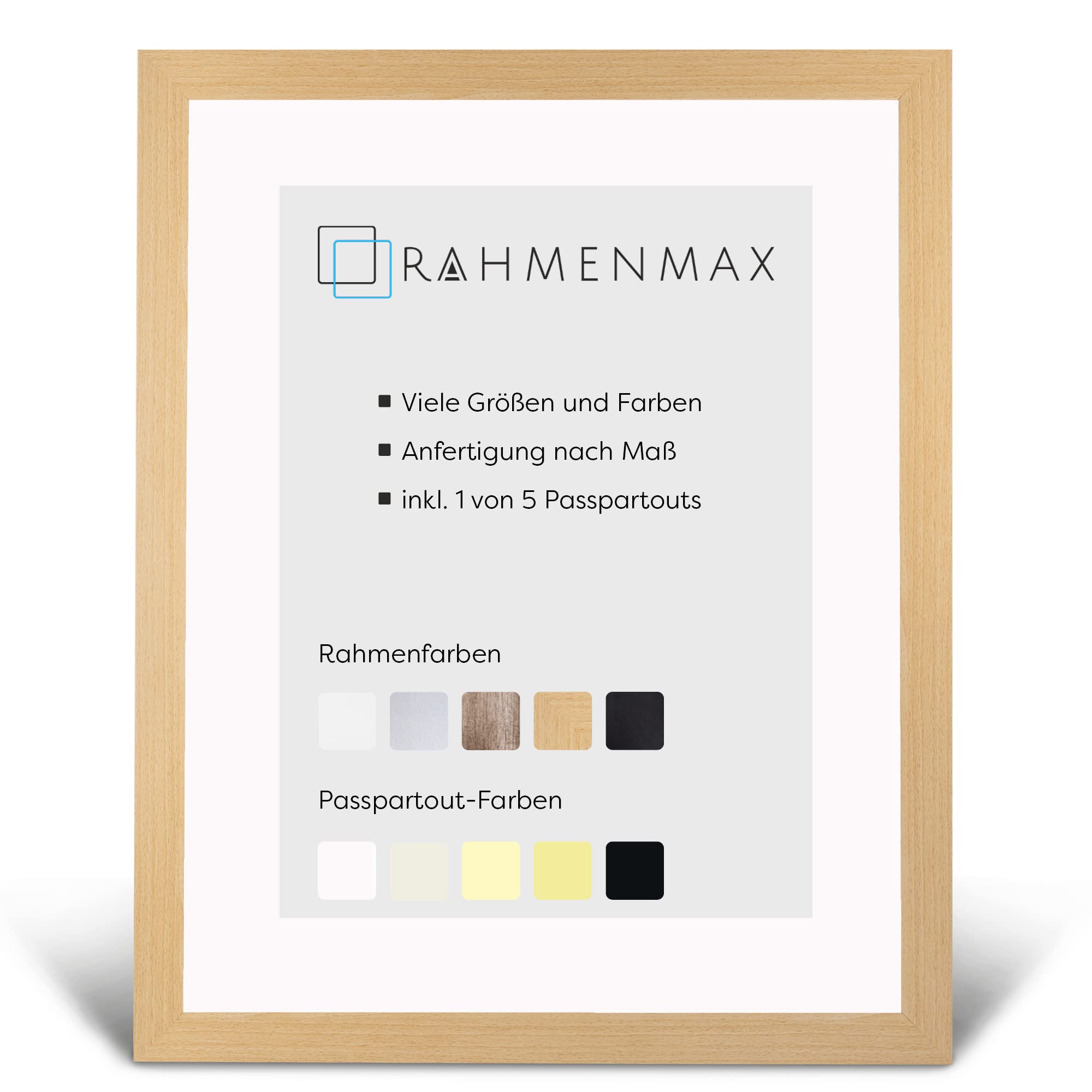 Cadre photo en MDF RahmenMax Morena embellit vos murs de chambre avec sa Marie-Louise