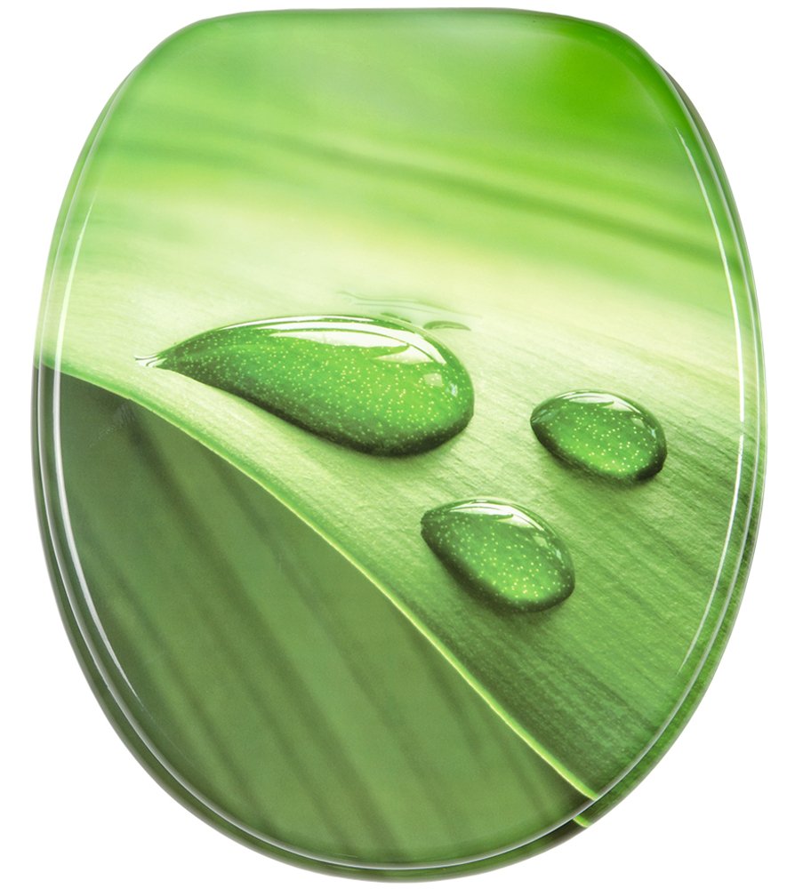 Deska sedesowa z wieloma pięknymi deskami sedesowymi do wyboru, wysoka jakość i stabilna jakość z drewna (Green Leaf)