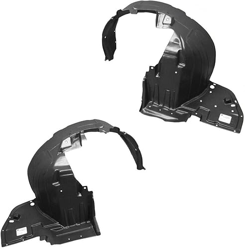Parts N Go 2012-2014 Versa Sedan Front Driver & Passenger Side Fender Liner Set - 638433BA0A NI1248128