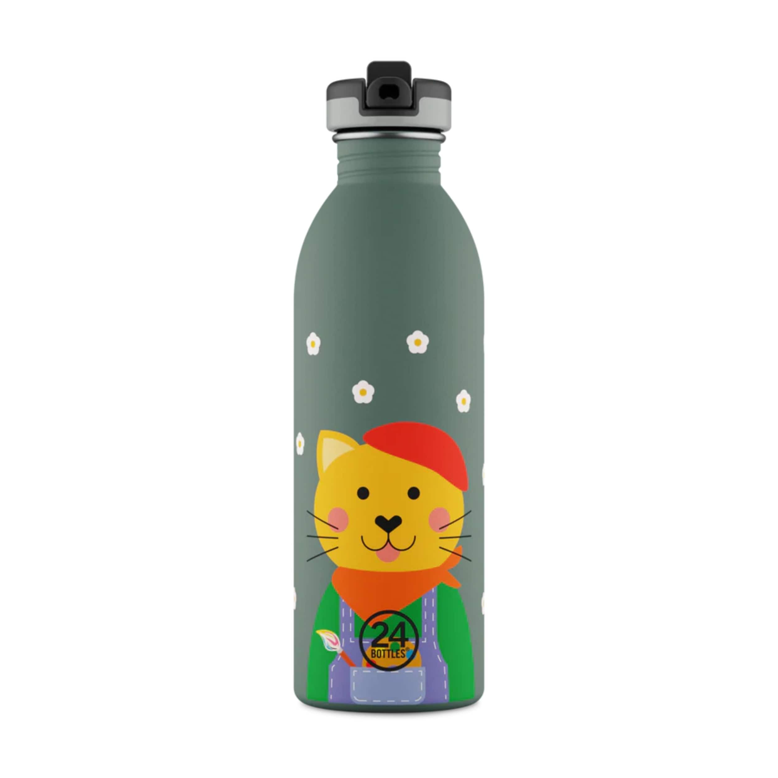 24Bottles Kids - 500 ml children's bottle, 100% leakproof stainless steel bottle for girls and children, BPA-free, ultra-light, eco-friendly — image 1