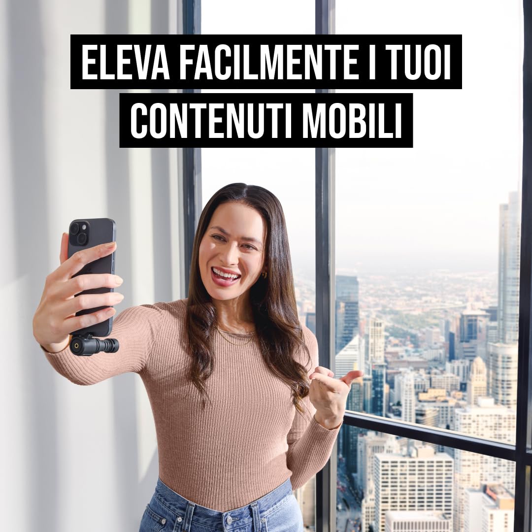 RØDE VideoMic Me-C+ Microfono direzionale per dispositivi mobili USB-C (iOS e Android), perfetto per la creazione di contenuti mobili | iOS e Android, Perfetto per creazione contenuti mobili