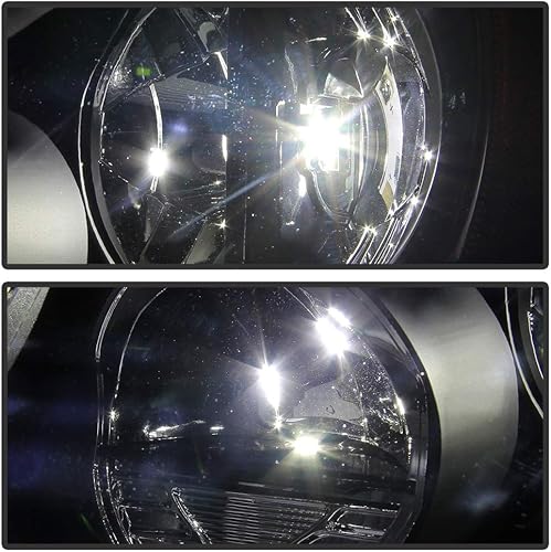 Miniatura 7 de ACANII - Para Factory LED Bem bajoalto 2014-2018 Volvo VNL Negro Rendimiento LED faro delantero izquierdo lado del conductor