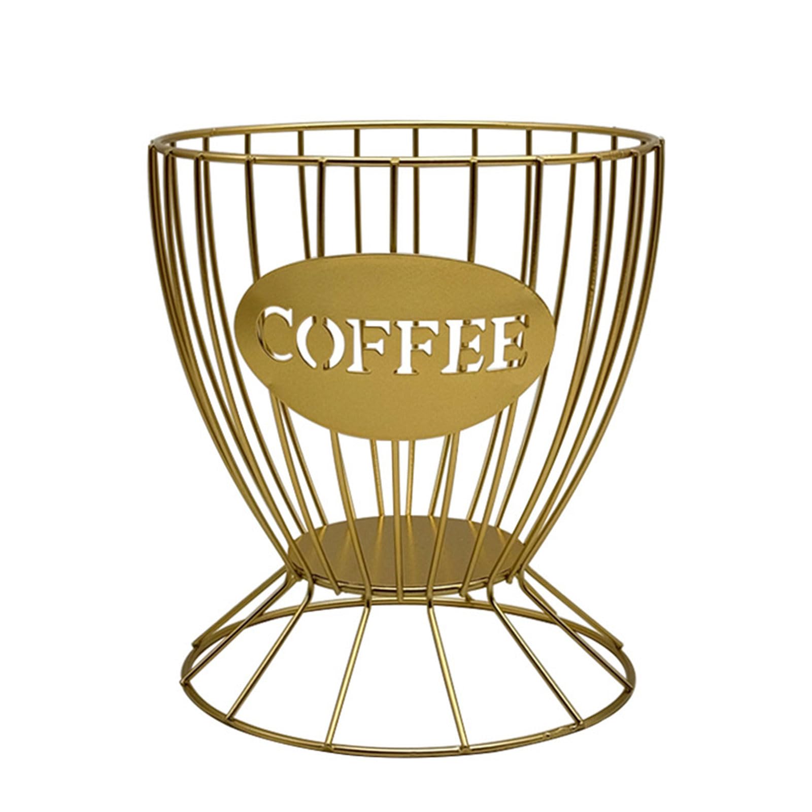 HDOYTXXM Coffee Pods Stand with Lid Holder Display Stand Basket Sturdy Shelves Storage Rack Containers