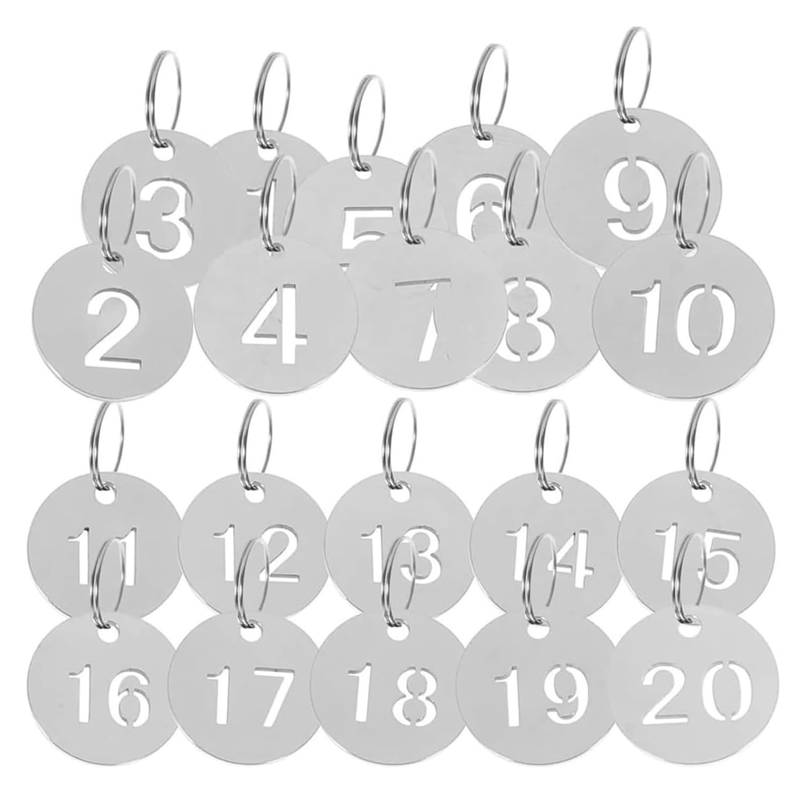 Targhette numeriche in acciaio inossidabile