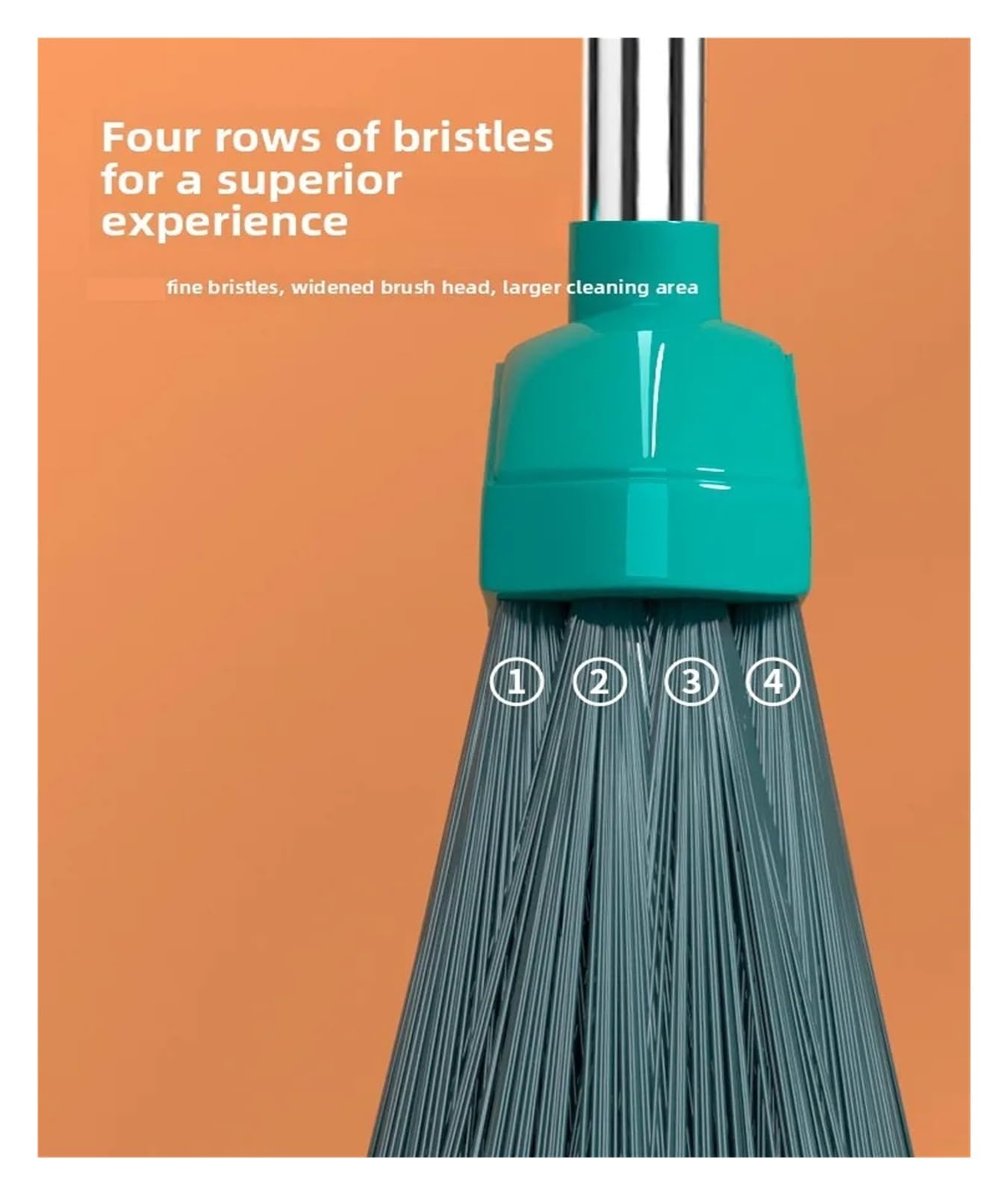 Juego de escobas, recogedor, combinación doméstica, Herramienta Barrido Cabello Antiadherente, Utensilios Limpieza for Interiores plástico(Blue (Three-Piece Set))