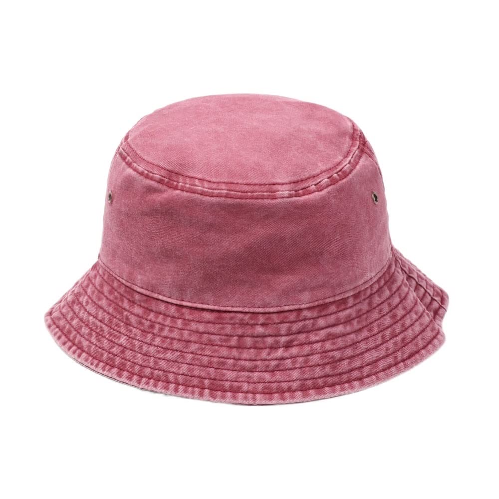 Initlove Cappello da pescatore in denim di cotone lavato per donne e