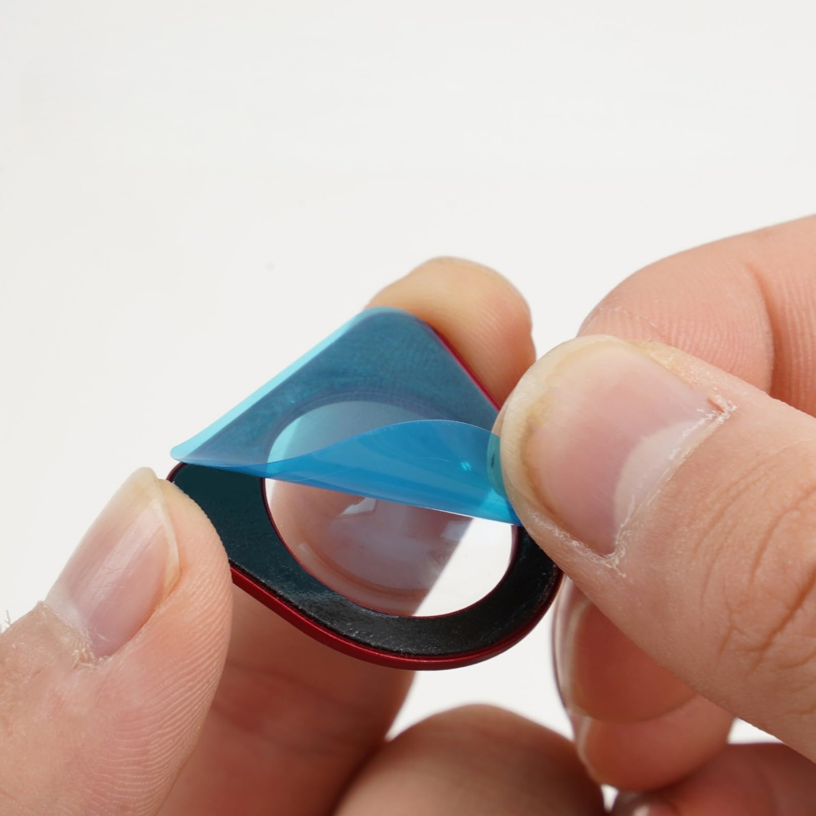 Protège-caméra avant en verre trempé compatible avec Tesla Model 3, Model Y, Model YL 2025-2026 – résistant aux rayures et aux chocs, protection complète de la lentille (noir)