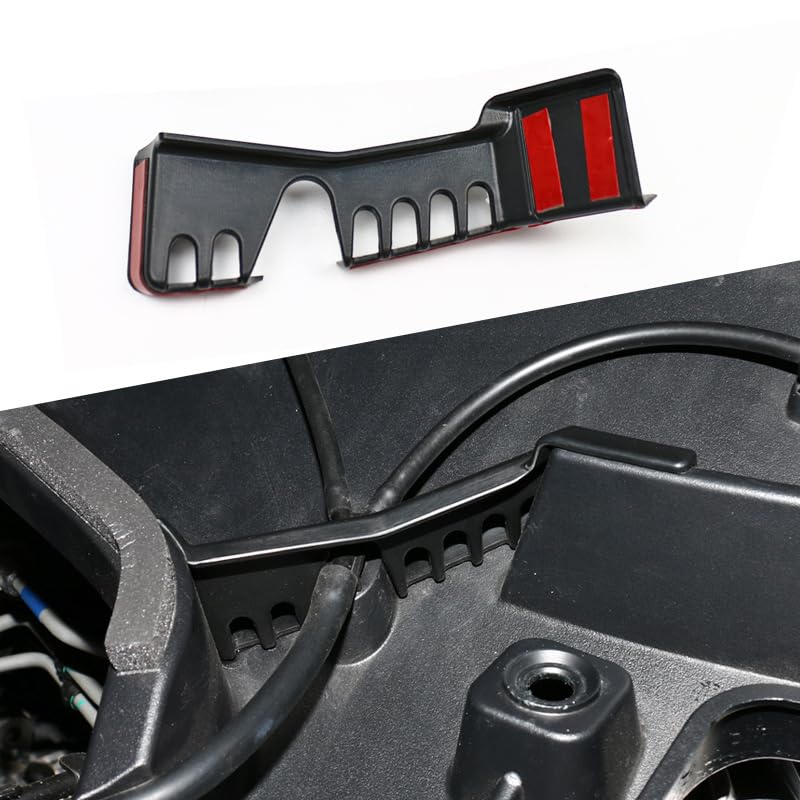 Image of Tesla Model Y engine hood water deflector, front luggage compartment water grille channel 2021, 2022, 2023, 2024 Model Y accessories, essential for Tesla Y owners (1 set)