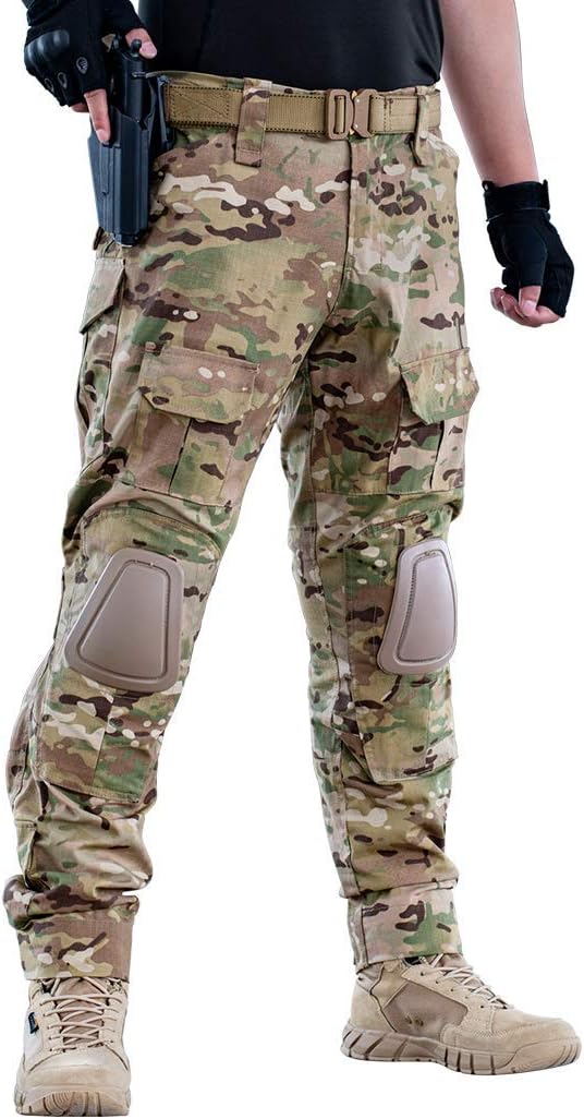Multicam trousers with knee pads Clearance