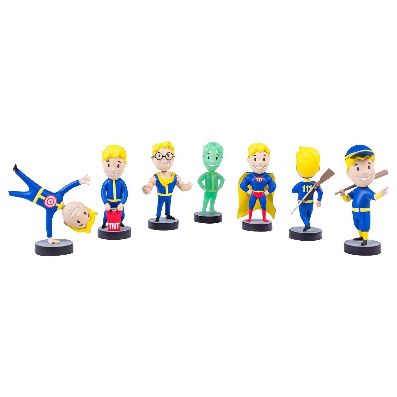 𝑉𝑎𝑢𝑙𝑡 𝐵𝑜𝑦 111 Bobbleheads Series Four Set Collection 6 inch Figure-𝐹𝑎𝑙𝑙𝑜𝑢𝑡 Exclusive 𝑉𝑎𝑢𝑙𝑡 tec bobblehead-𝑉𝑎𝑢𝑙𝑡 𝐵𝑜𝑦 6-Inch Bobblehead Desktop Ornament Figurines-7PC