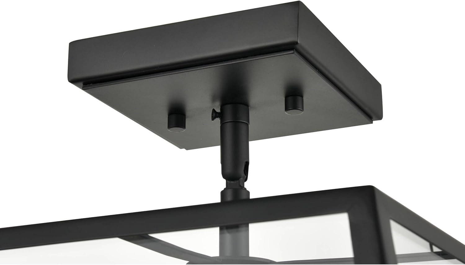 ML Lighting Grant 2-Light Outdoor Flush Mount Powder Coated Black