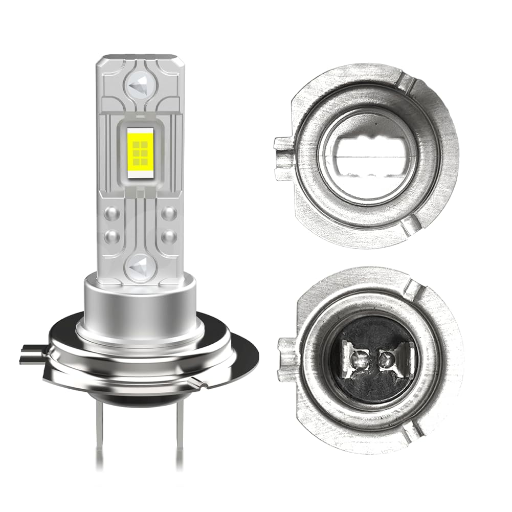 SOFOC H7 Lampadina LED Fari Fendinebbia PX26D 12V 24V 12-24V DC Compatibled 4000LM 300% Più Luminoso Bianco Freddo 6000K Anabbaglianti/Abbaglianti Ricambio 2Pcs