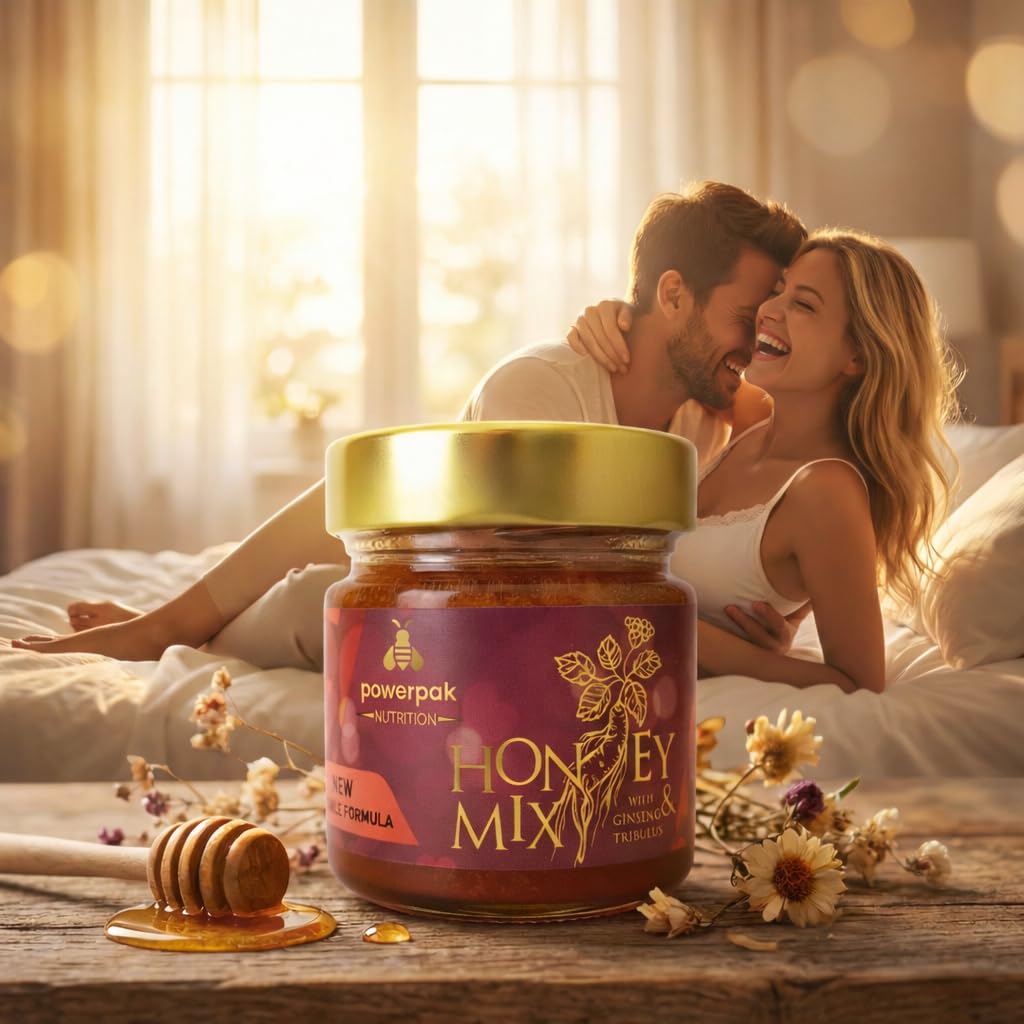 PowerPak Herbal Honey Paste Extra Strength Long Lasting jar 270 g – Turkish Honey Blend