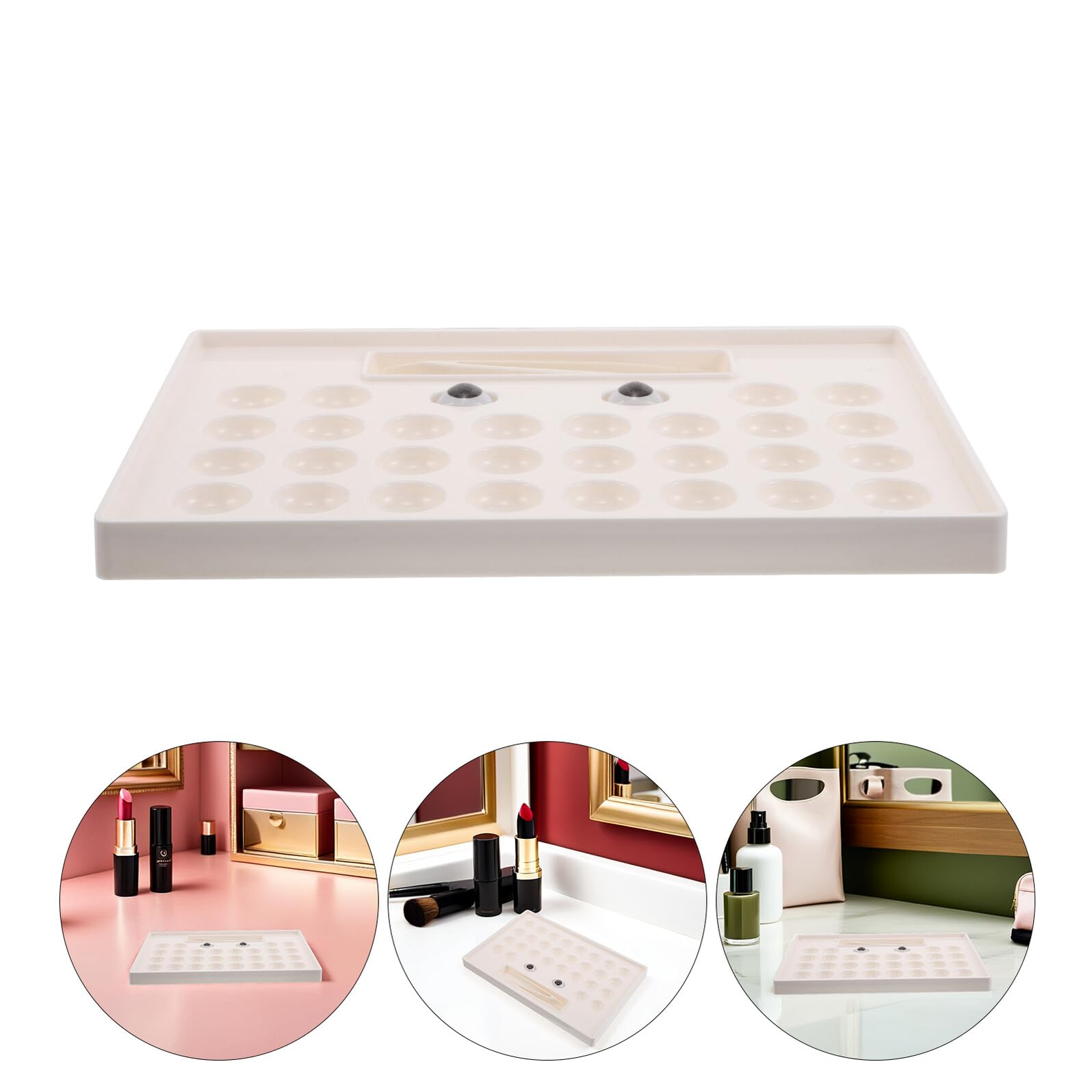 Custodia Colorata per Lenti a Contatto Vassoio Espositivo Trasparente Organizer Portatile per Conservazione Protetta per Viaggio e Uso Quotidiano