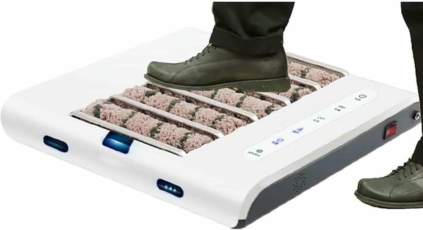 Máquina automática para la limpieza de suelas de zapatos, pulidora eléctrica inteligente por inducción para una limpieza eficiente del calzado, ideal para entradas de hoteles y zonas de mucho trá