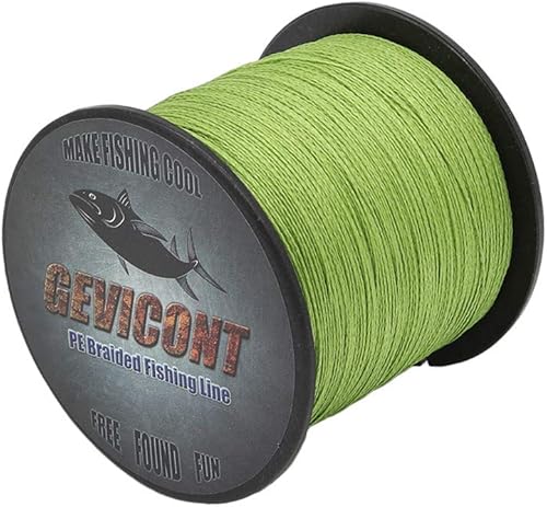 Miniatura 2 de GEVICONT Superbraid - Líneas de pesca sin memoria, equipo de pesca de polietileno, 8 hebras, 328.1ft, 1,076.1ft, 984.3ft, 1,794.6ft, 1,640.4ft,