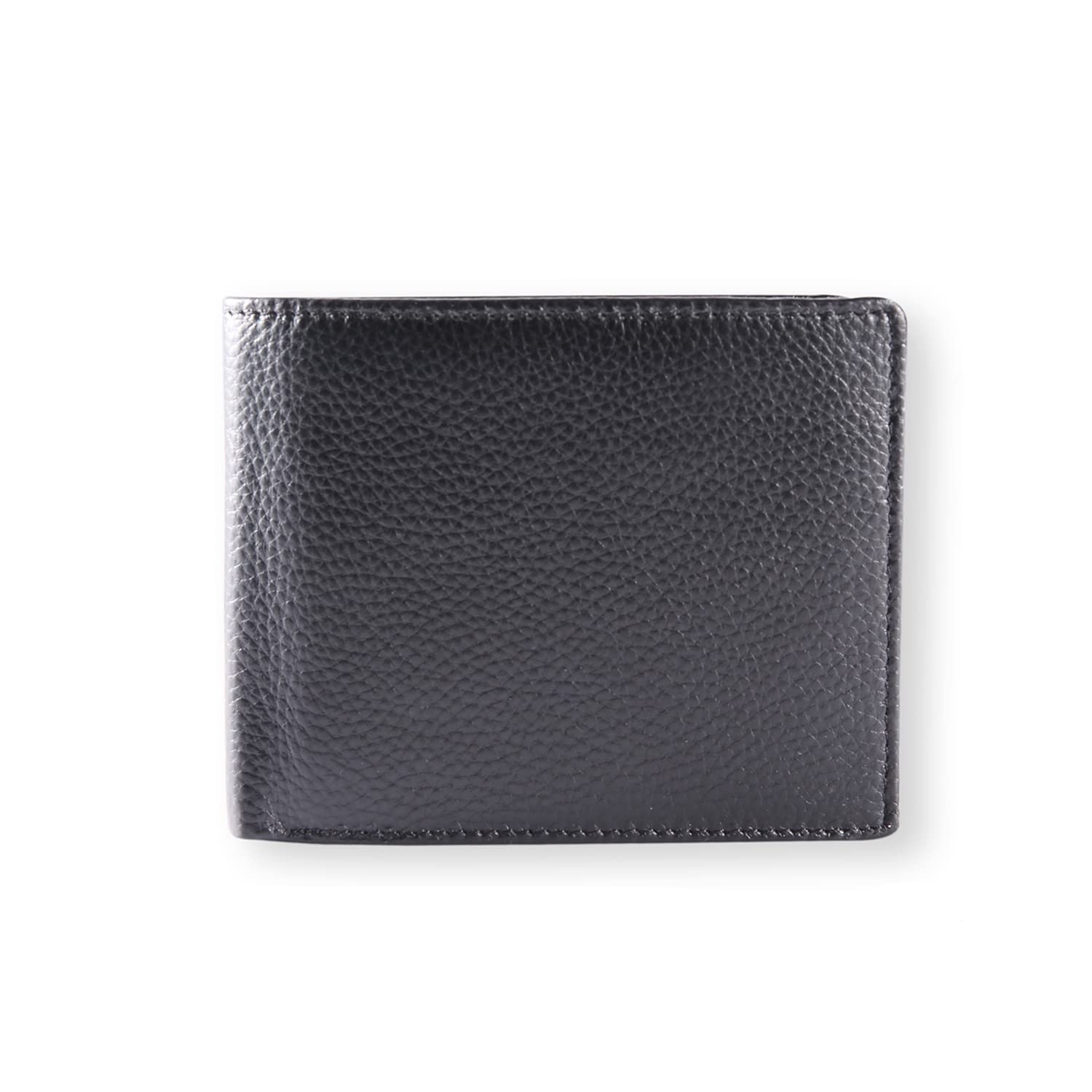 ScrodcatMen's Wallet - Classic Horizontal Bifold Wallet - 12 Card Holder - RFID Blocking - Coin Pocke - with Gift Box(Black)