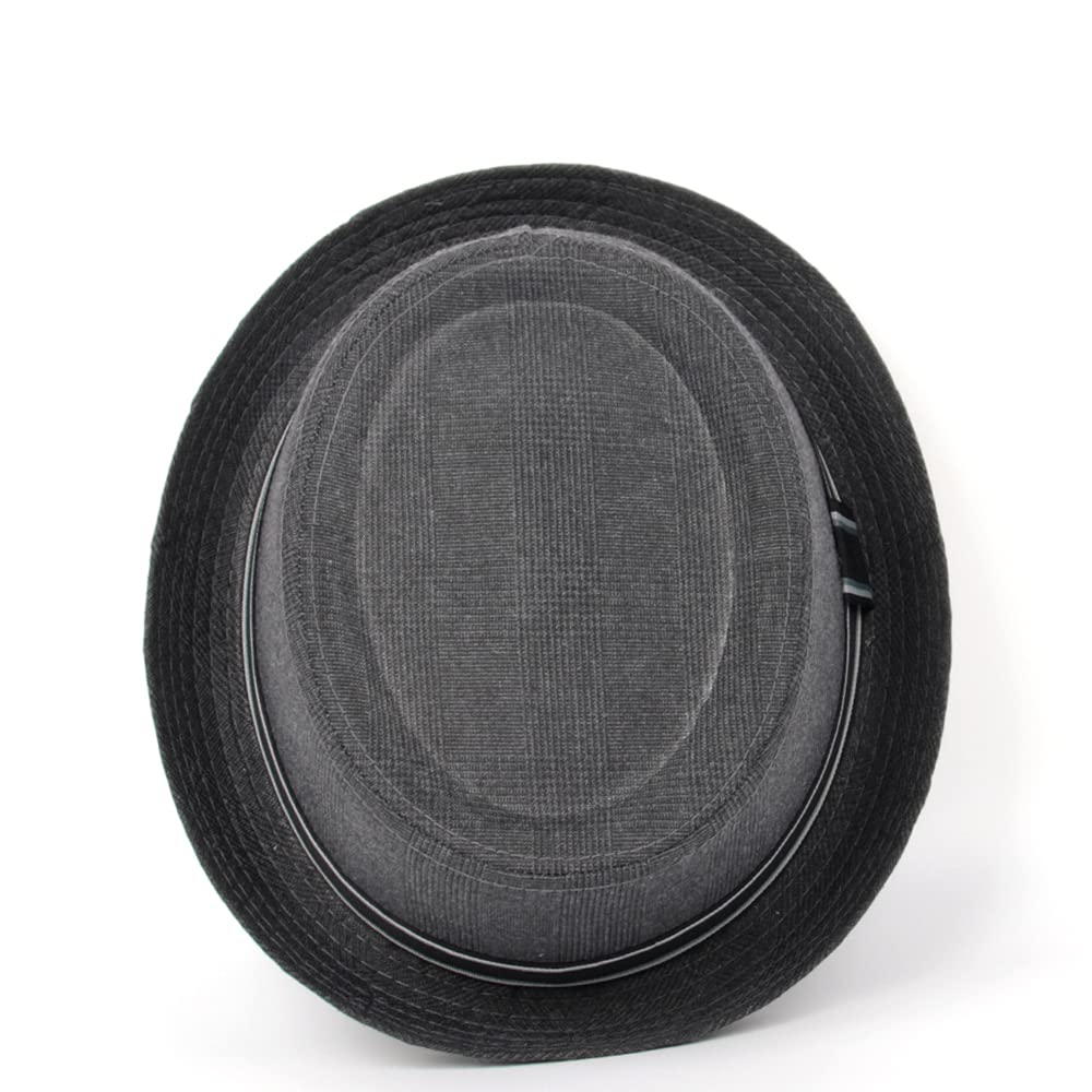 Lanshui Accessoires, 1 st Platte Varkensvlees Pie Fedora