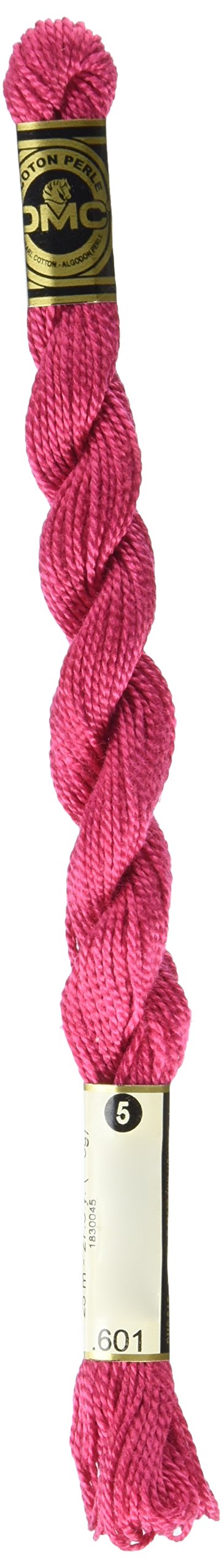DMC 115 5-601 Pearl Cotton Thread, Dark Cranberry, Size 5