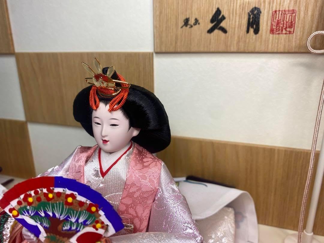 東京久月 雛人形 アクリルケース入り親王飾り 壁掛けOK コンパクト