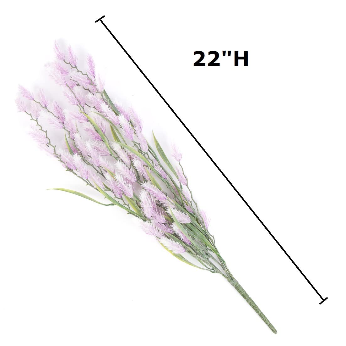 Factory Direct Craft Lavender Artificial Verbena Grass Bush Artificial Grasses for Spring Arrangements and Summer Displays