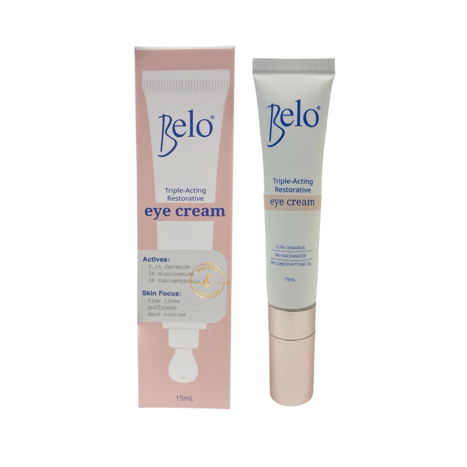 Generic Belo Triple-Acting Restorative Eye Cream, for Fine Lines, Puffiness and Dark Circles, 15ml