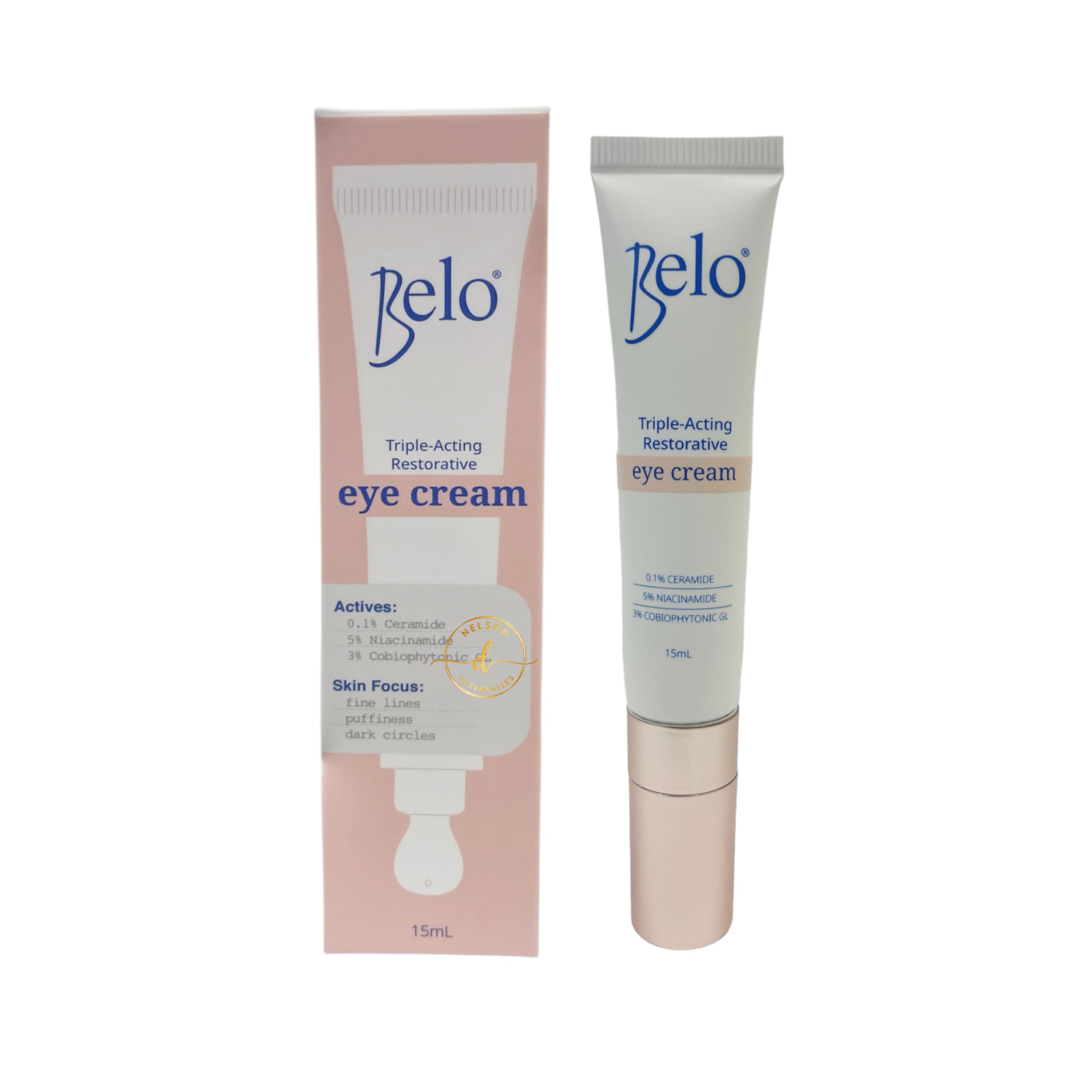 GenericBelo Triple-Acting Restorative Eye Cream, for Fine Lines, Puffiness and Dark Circles, 15ml
