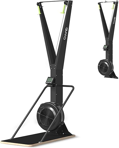 Máquina de ejercicios de esquí, equipo de esquí GMWD para interiores, máquina aeróbica de resistencia al viento, entrenamiento de fuerza interior,