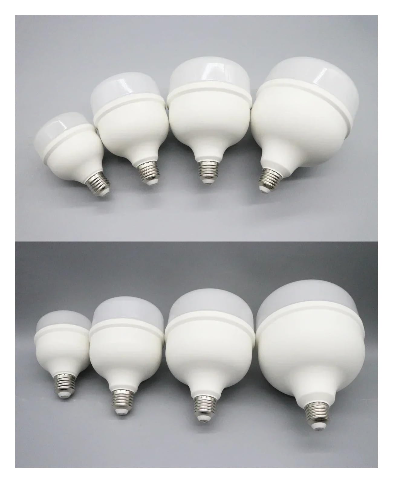 Genérico Bombilla LED Grande CA 120 V 220 V E27, lámpara LED de 20 W, 30 W, 40 W y 50 W, Foco de luz LED para iluminación de Interiores (Blanco frío 6000 K, 30 W, CA 100 W).