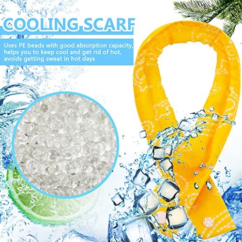 Image of Geyoga Cooling Neck Wraps Cooling Scarf Wrap Bandanas for Summer Women Men Walking Riding Outdoor