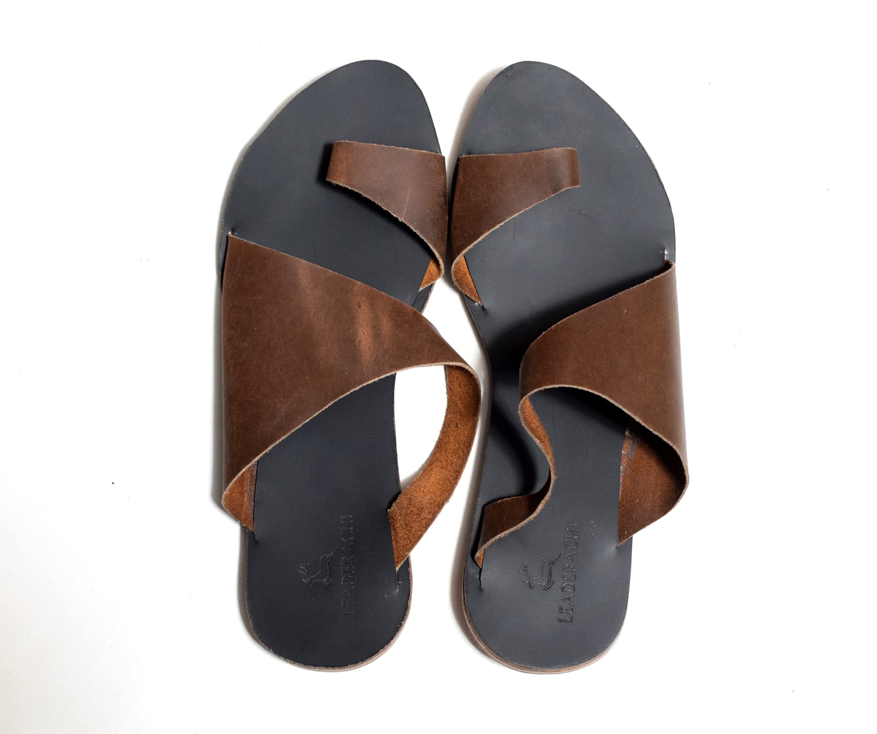 Vintage Premium And Classical Hunter Leather Slipper And Sandal