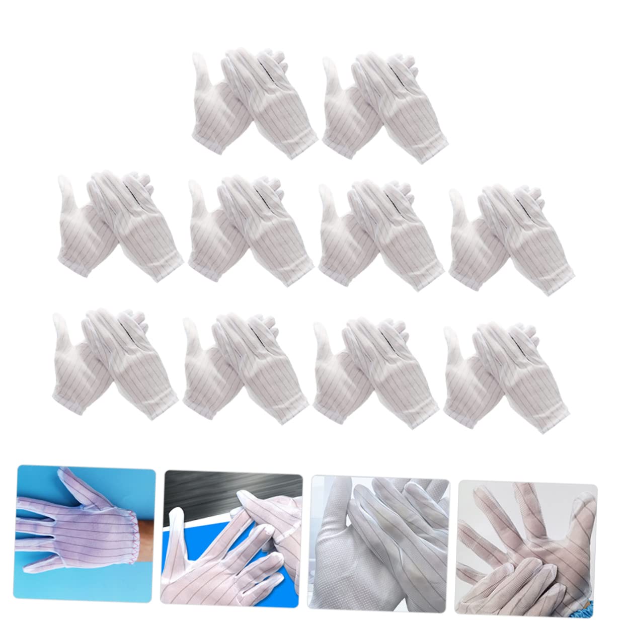 Hemobllo 40paires Anti-statique Pour Électronique De Travail Confortables Pour Assemblage Et Réparation Ordinateurs Flexibilité Maximale Et Excellente Préhension