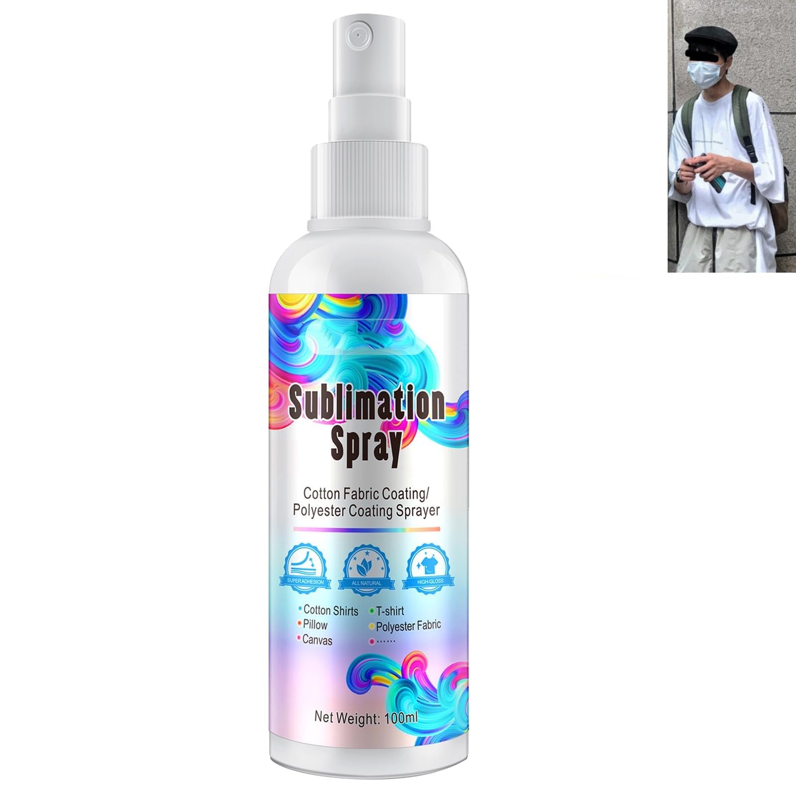 Spray di Rivestimento a Sublimazione,Spray per Sublimazione per Camicie di Cotone,Spray per Sublimazione,Spray per Sublimazione per Camicie di Cotone,Spray per Rivestimento a Sublimazion
