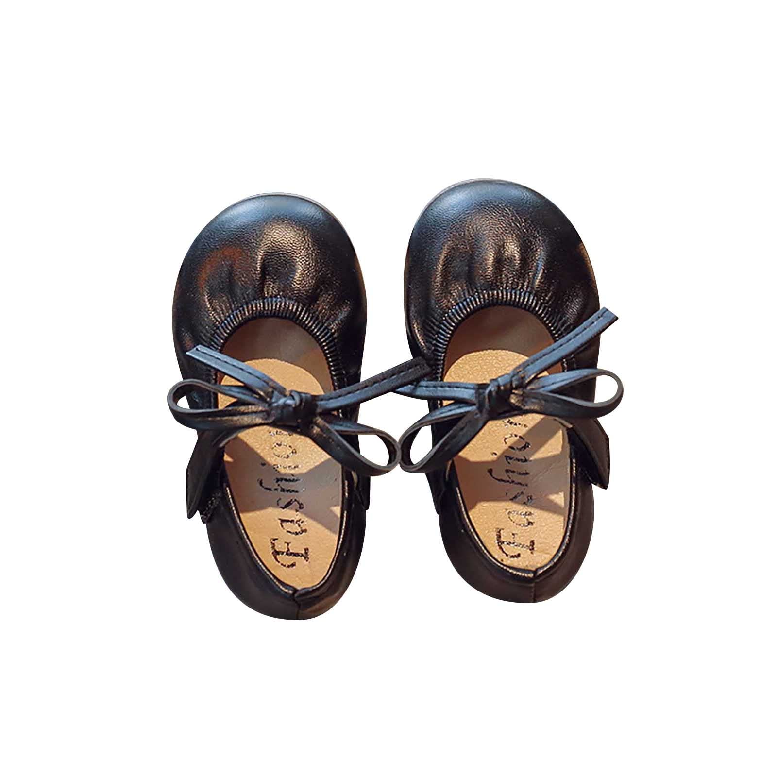 Baby Infant Shoes Boy Girl Sandals First Walkers Shoes Non-Slip Rubber Soft Sole Flat Shoes Summer (Black, 6 Infant)