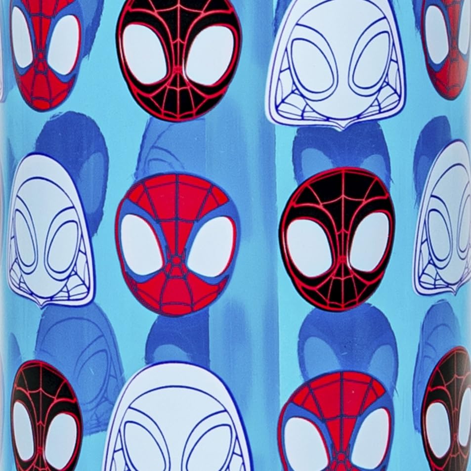 Zak Designs Marvel Spider-Man Sage 16oz Leak-Proof Straw Kids Water Bottle view 8
