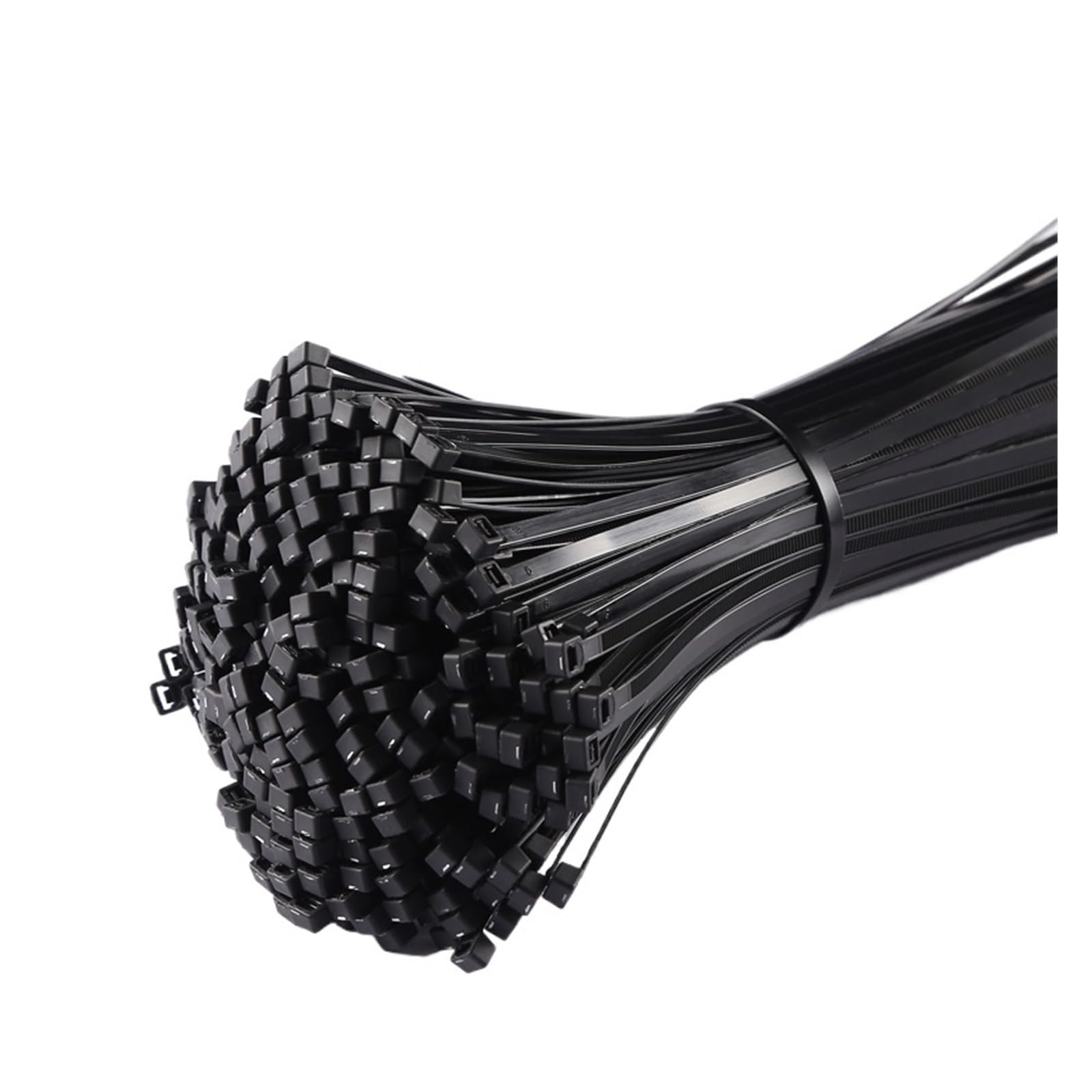 assortimento di Fascette per Cavi,Fascette per, Fascetta fermacavi in ​​Nylon di plastica autobloccante Fascetta fermacavi Nera 5x300 da 100 Pezzi(4x250 Width 2.6mm)