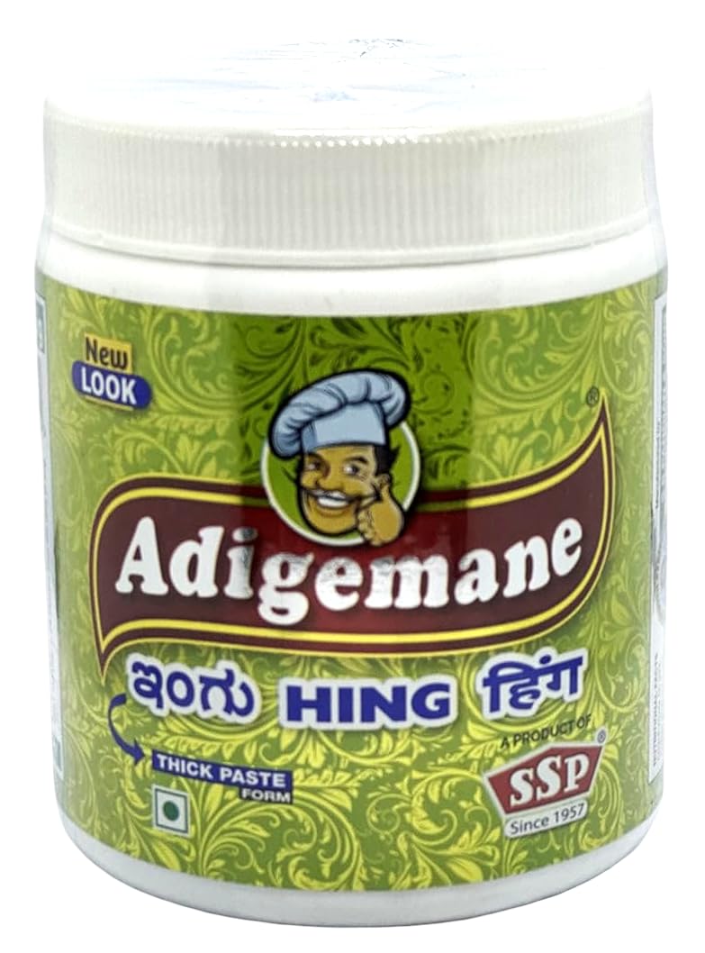 SSP - Adigemane Asafoetida | Thick Paste Form | Adugemane Hing | Hingwa | Perungaya | S S Pandian | A++ Grade, 125g