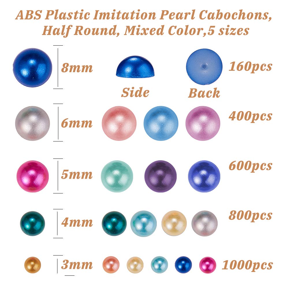 Cheriswelry 400 Perline Distanziali In Ottone A Forma Di Cubo In 4 Colori, Piccole Colonne In Metallo, Per Gioielli, Artigianato, Foro: 2 Mm - Foto 6