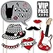 Big Dot of Happiness Party Like a Rockstar - Photo Booth Props Kit 20 Count
